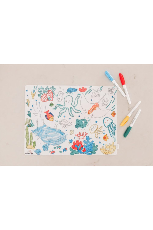 Scribble Mat  Bajo el Mar 4 rotul.
