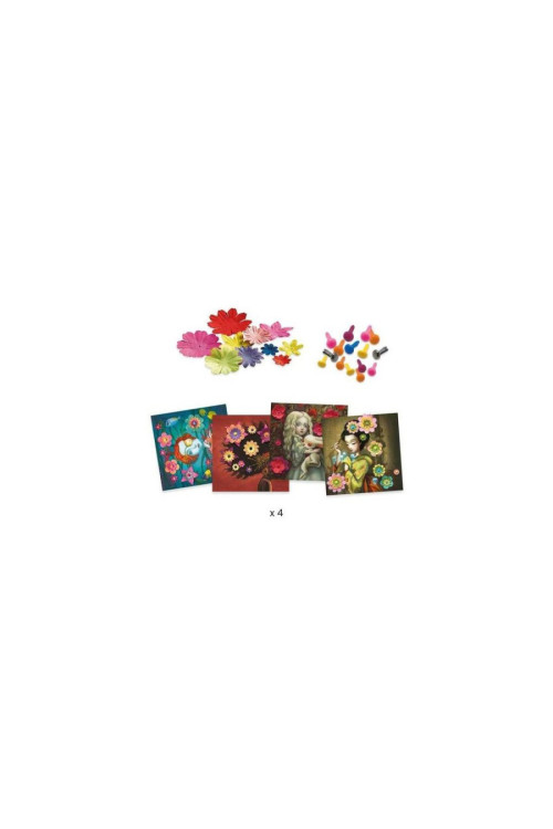 Papel Creativo 3D Rock'n Rosas DJECO