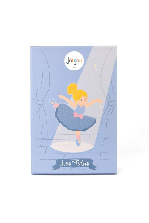 Mi muñeca bailarina - Azul - 25 cm DOUDOU ET COMPAGNIE