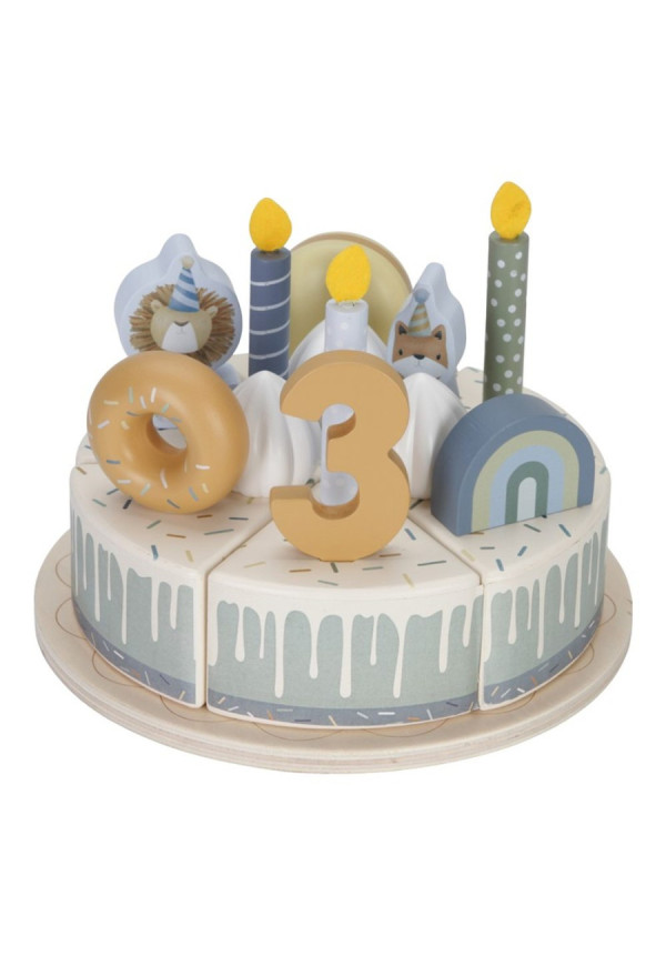 Pastel cumpleaños azul LITTLE DUTCH 