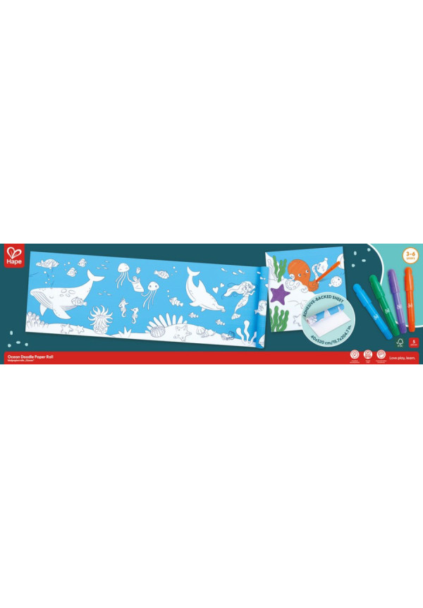 Rollo de Papel para Garabatos Oceánicos HAPE