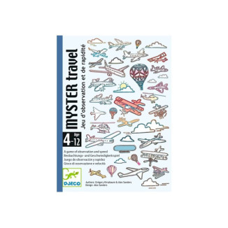  Myster Travel Juego de Cartas DJECO