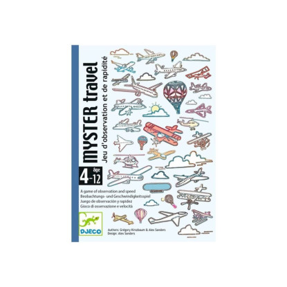  Myster Travel Juego de Cartas DJECO