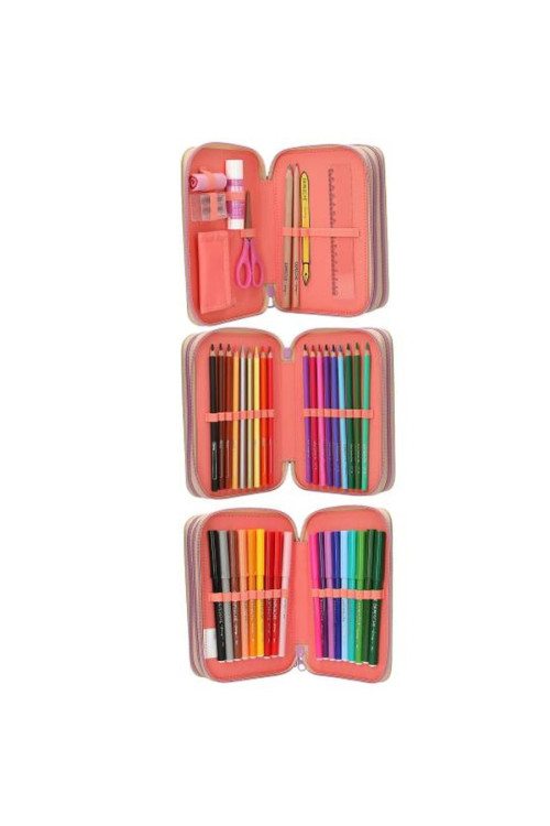 Estuche triple Girl Power Top Model BY DEPESCHE