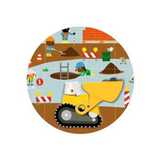 Puzzle Gigante Sitio de construcción DJECO