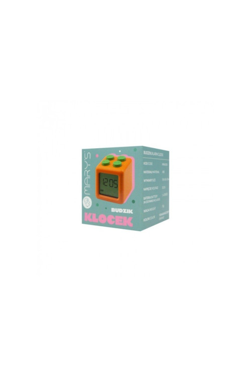 Reloj despertador Bloque naranja MARY´S