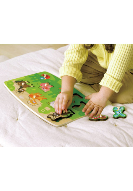 Puzzle de la Granja con Pinzas HAPE