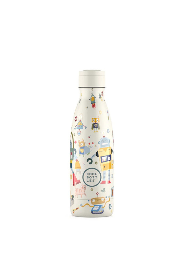Botella acero térmica Messy Robots COOL BOTTLES 