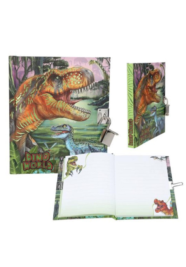Diario con candado Dino World BY DEPESCHE