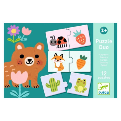 Puzzle duo colores DJECO