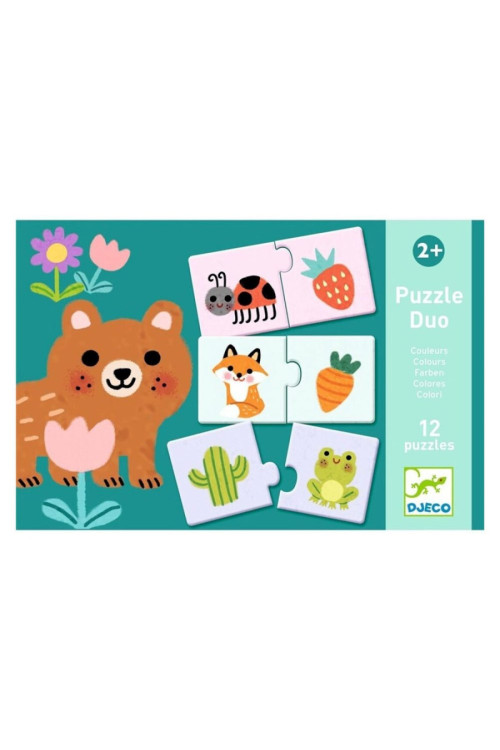 Puzzle duo colores DJECO