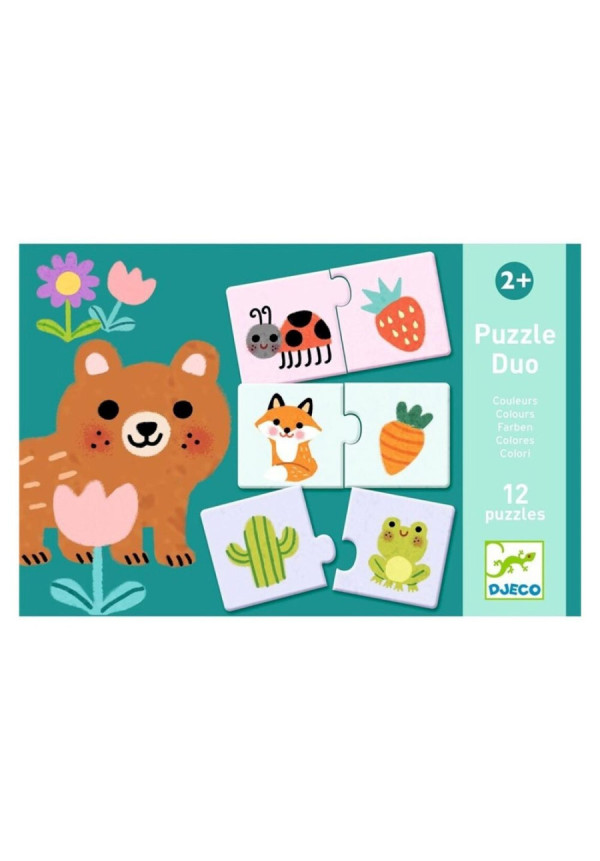 Puzzle duo colores DJECO