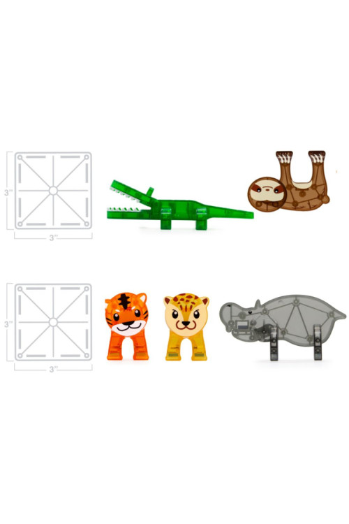MAGNA-T Jungle Animals Set 25pcs