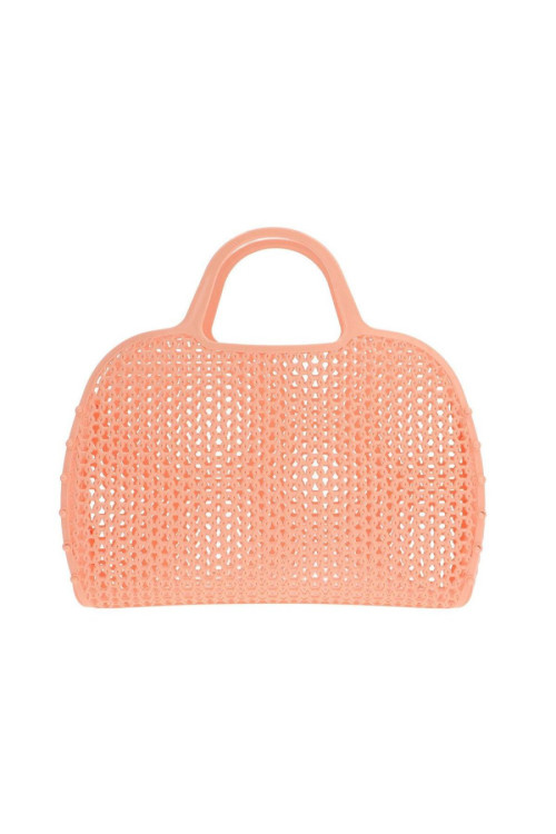 Bolso cesta vintage apricot