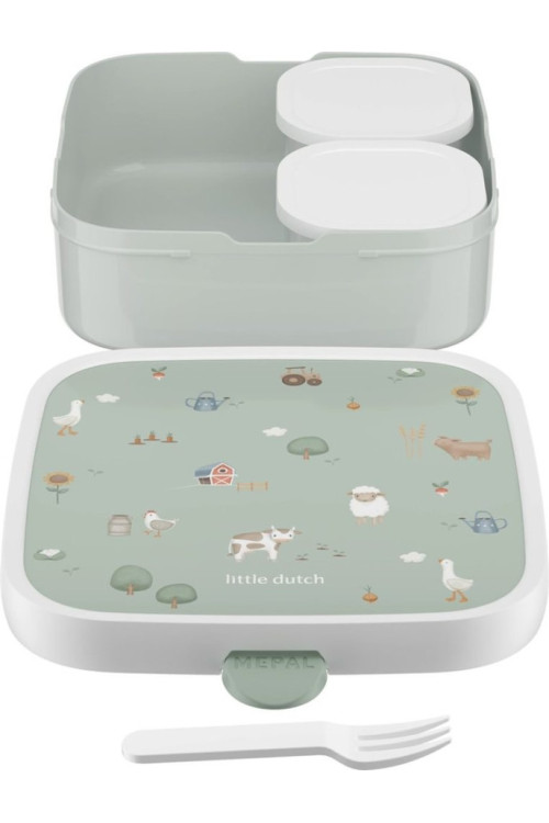 Caja bento grande Little Farm LITTLE DUTCH