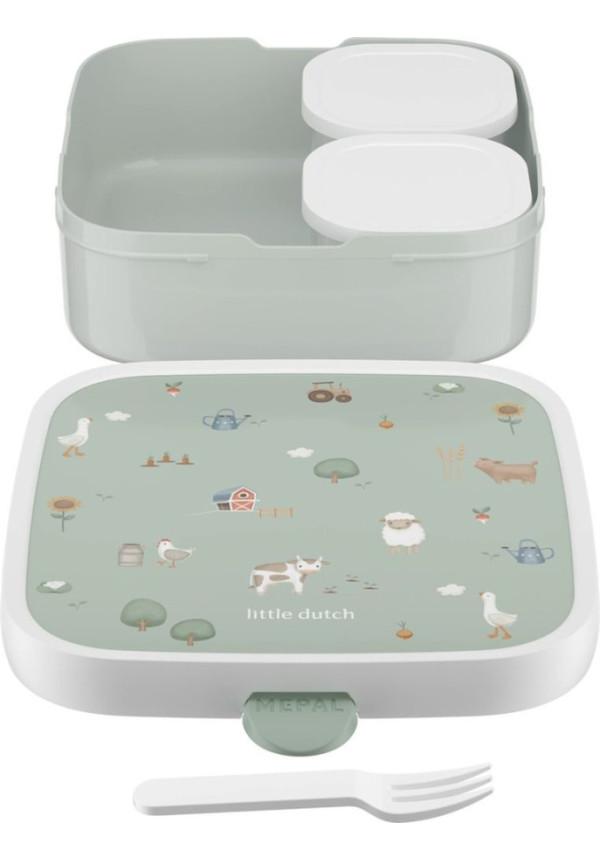 Caja bento grande Little Farm LITTLE DUTCH