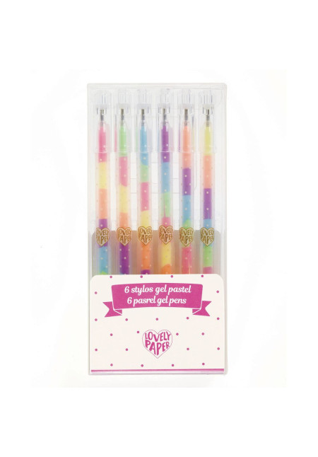 Bolígrafos gel arcoiris DJECO Bolígrafos gel arcoiris DJECO