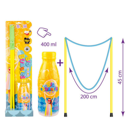 Varita burbujas 400ml TUBAN