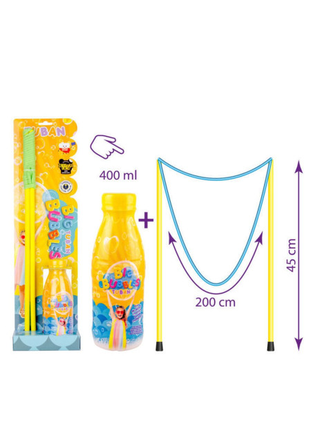 Varita burbujas 400ml TUBAN