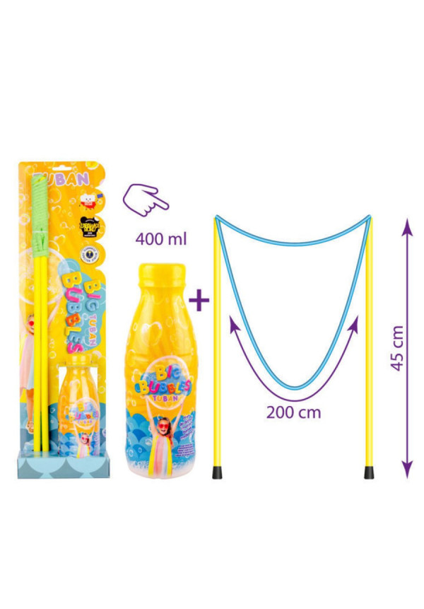 Varita burbujas 400ml TUBAN