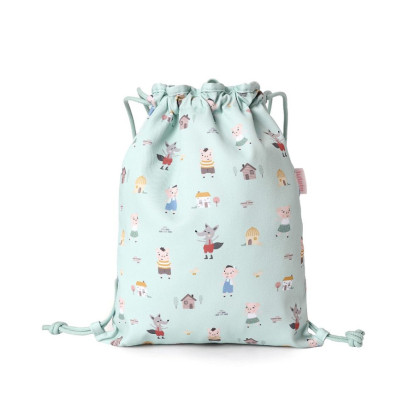 Mochila saco tela The Three Little Pigs TUTETE
