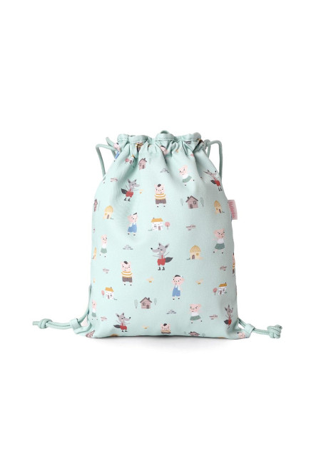 Mochila saco tela The Three Little Pigs TUTETE