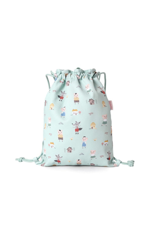 Mochila saco tela The Three Little Pigs TUTETE