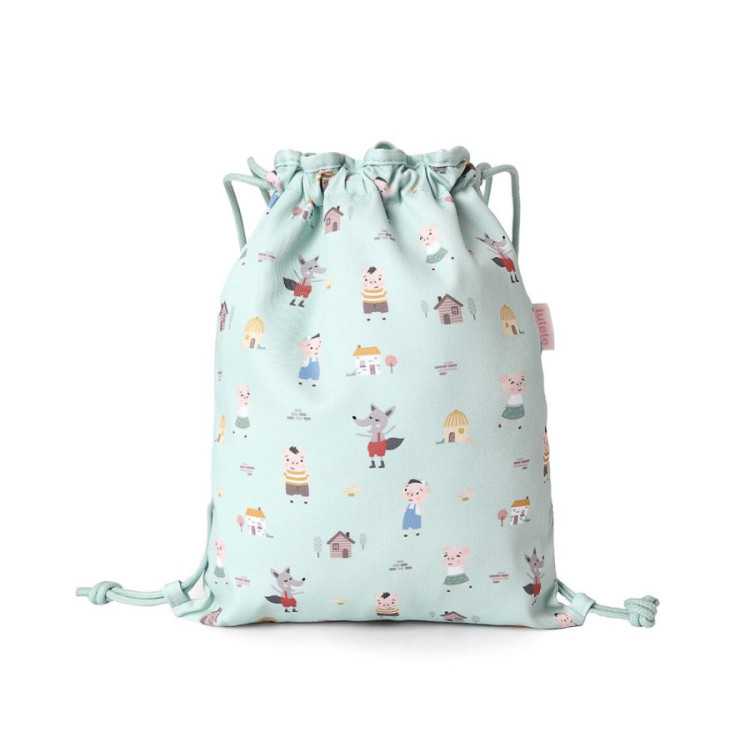 Mochila saco tela The Three Little Pigs TUTETE