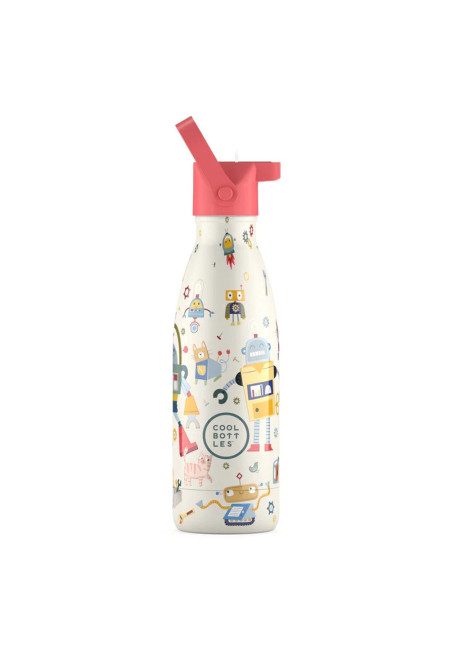 Botella acero térmica Messy Robots COOL BOTTLES 