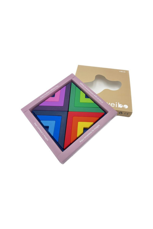 Rainbow puzzle WEIBO