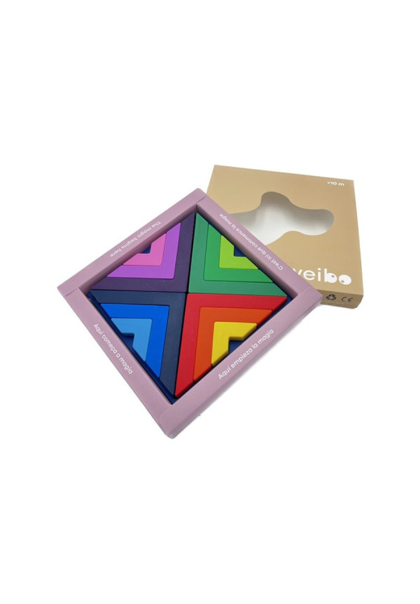 Rainbow puzzle WEIBO
