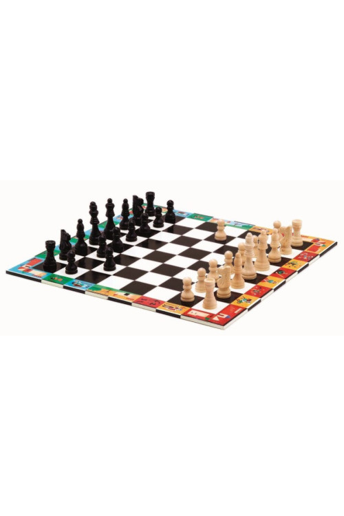Juego Ajedrez y Damas DJECO