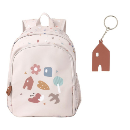Mochila Mediana Geometric Nature + Llavero TUTETE