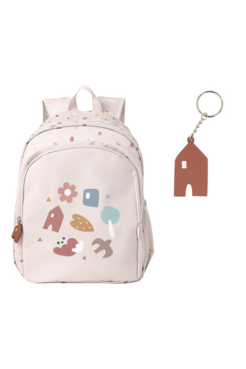 Mochila Mediana Geometric Nature + Llavero TUTETE