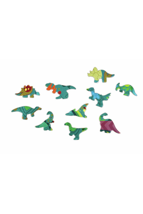 Puzzle de Suelo Brillante de Dinosaurios - 200 pzs HAPE Puzzle de Suelo Brillante de Dinosaurios - 200 pzs HAPE
