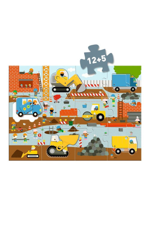 Puzzle Gigante Sitio de construcción DJECO