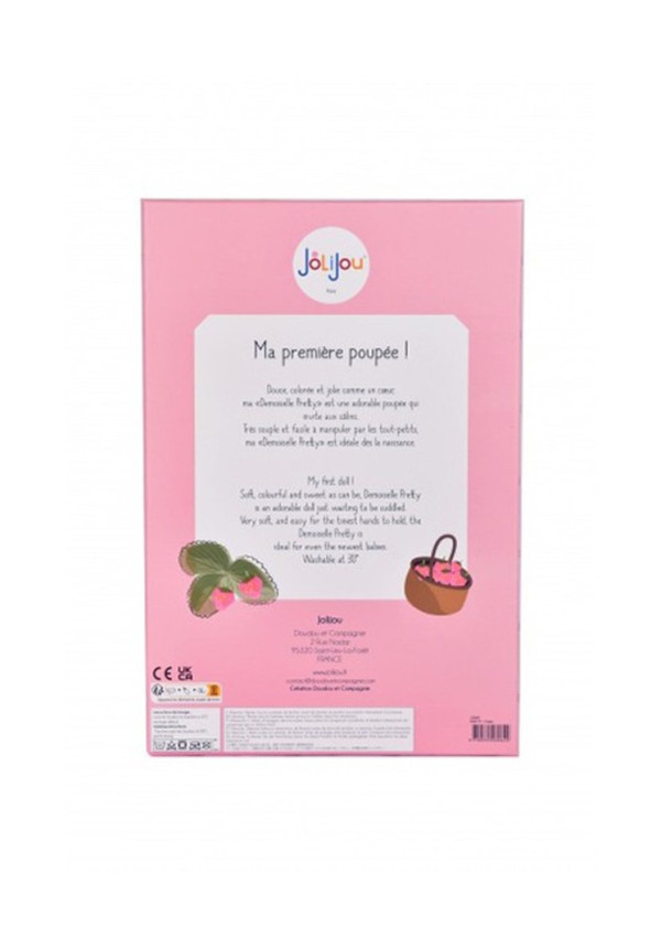 Muñeca Fresa 28 cm DOUDOU ET COMPAGNIE