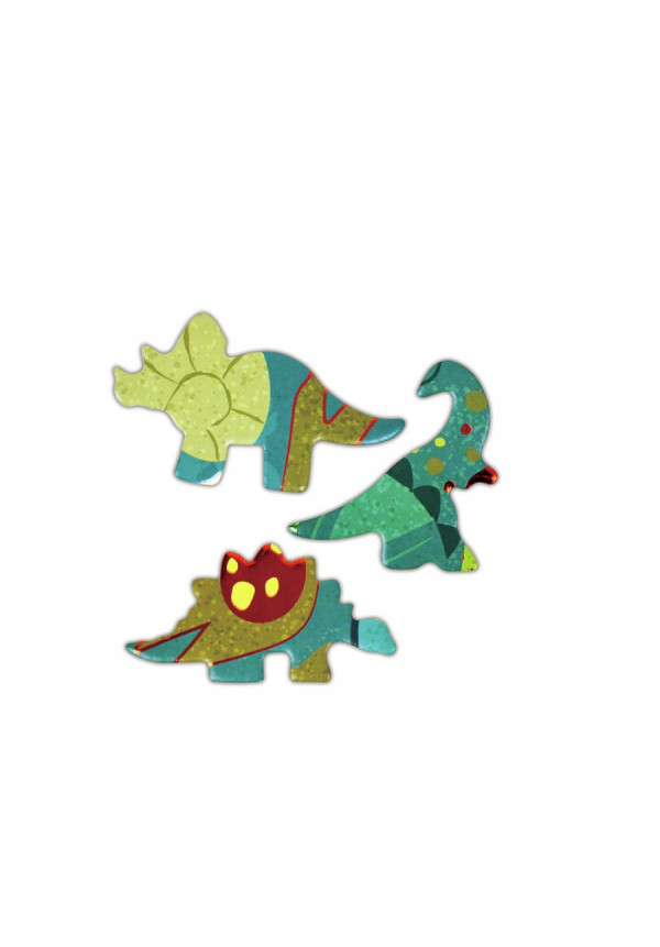 Puzzle de Suelo Brillante de Dinosaurios - 200 pzs HAPE