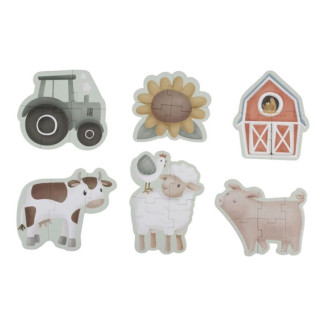 Puzzle 6 en 1 little farm LITTLE DUTCH