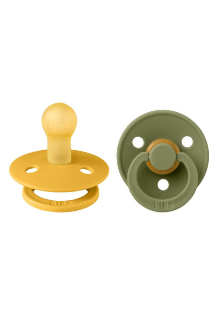 2 Chupetes BIBS honey bee/olive 