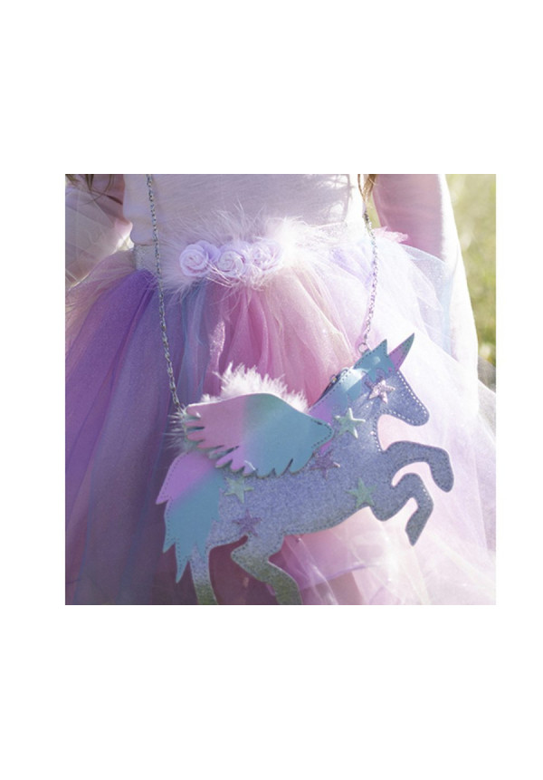Bolsito unicornio plata GREAT PRETENDERS 