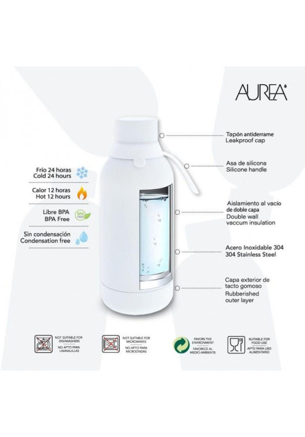 Botella térmica truck 500ml AUREA