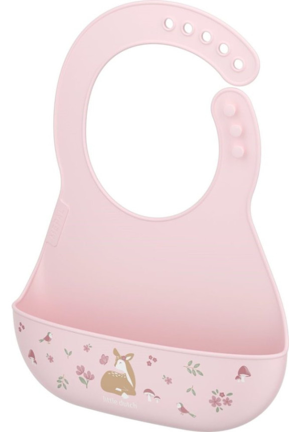 Babero silicona Fairy Garden LITTLE DUTCH