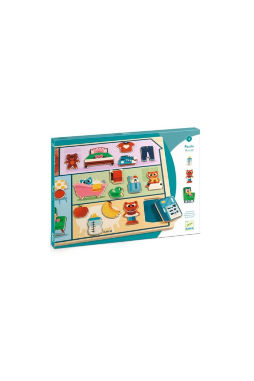 Encajable Puzzlo House DJECO