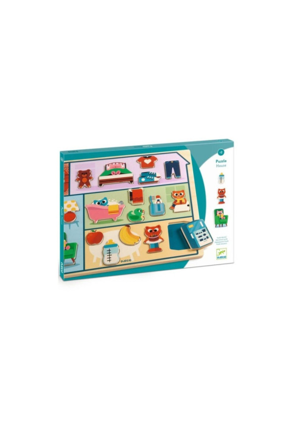 Encajable Puzzlo House DJECO