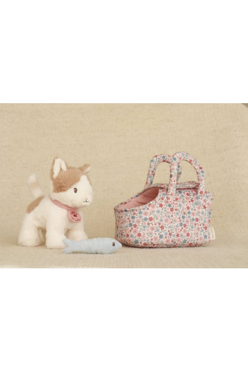 Gatito peluche con bolsa LITTLE DUTCH