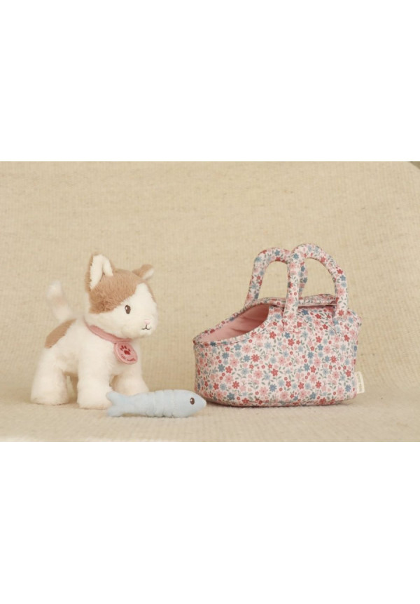 Gatito peluche con bolsa LITTLE DUTCH
