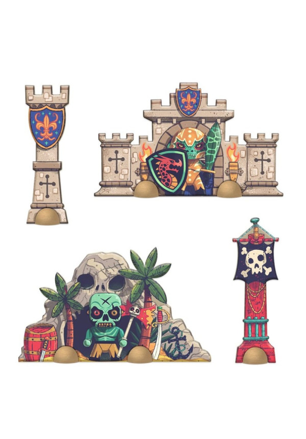 Arty Toys puzzle gigante batalla DJECO