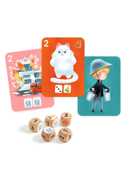 Juego de dados Pets Rescue DJECO