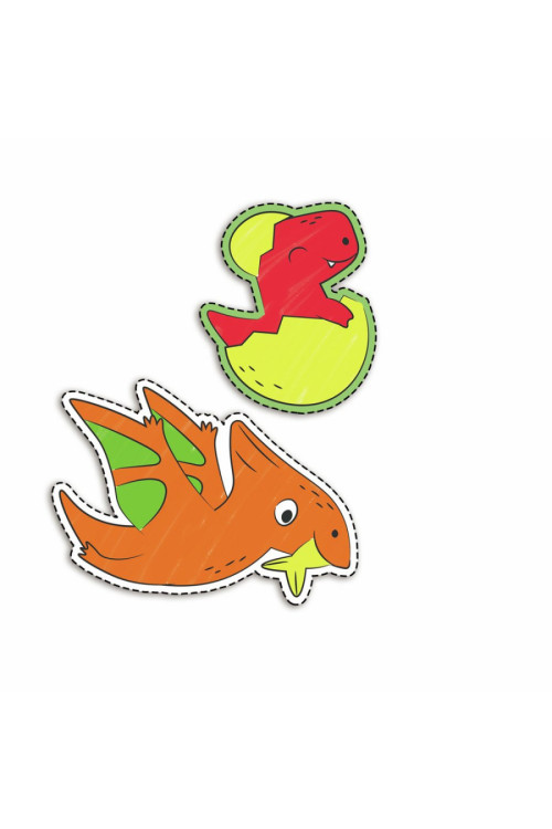 Rollo de Papel para Garabatos de Dinosaurios